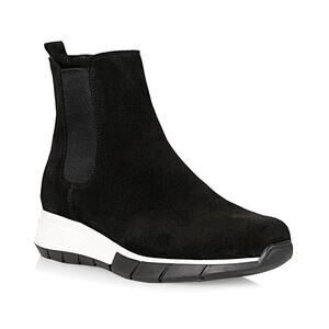 La Canadienne Newport Boots Black Suede Women's Sz 7.5 Excellent Used Condition